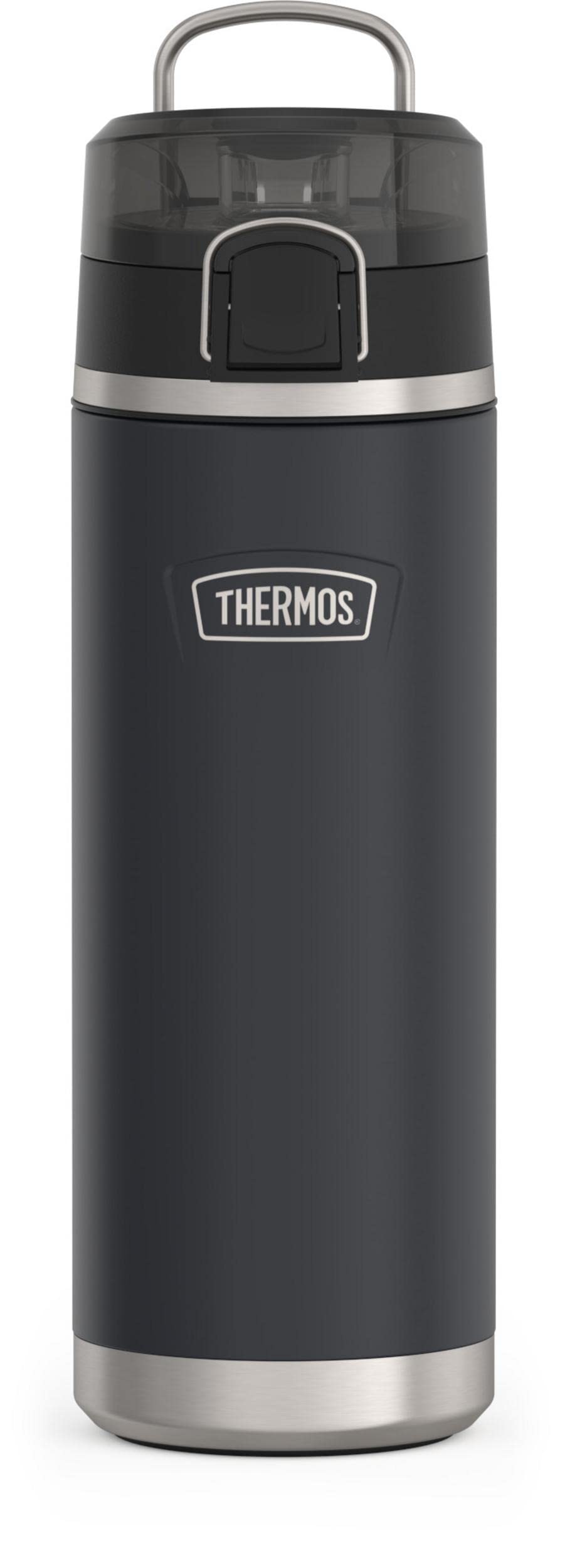 Thermos face avant en granite montrant design et maintien