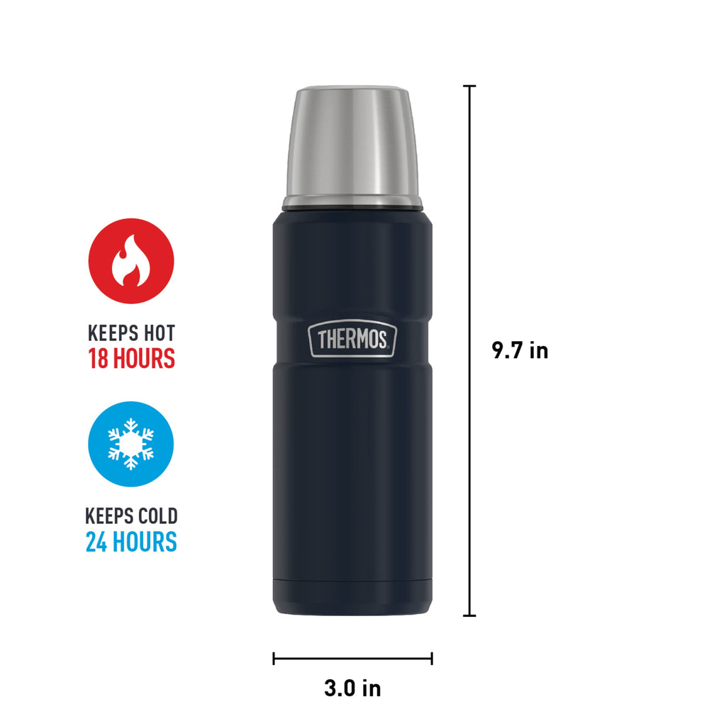 THERMOS comparaison taille avec main, format compact pratique