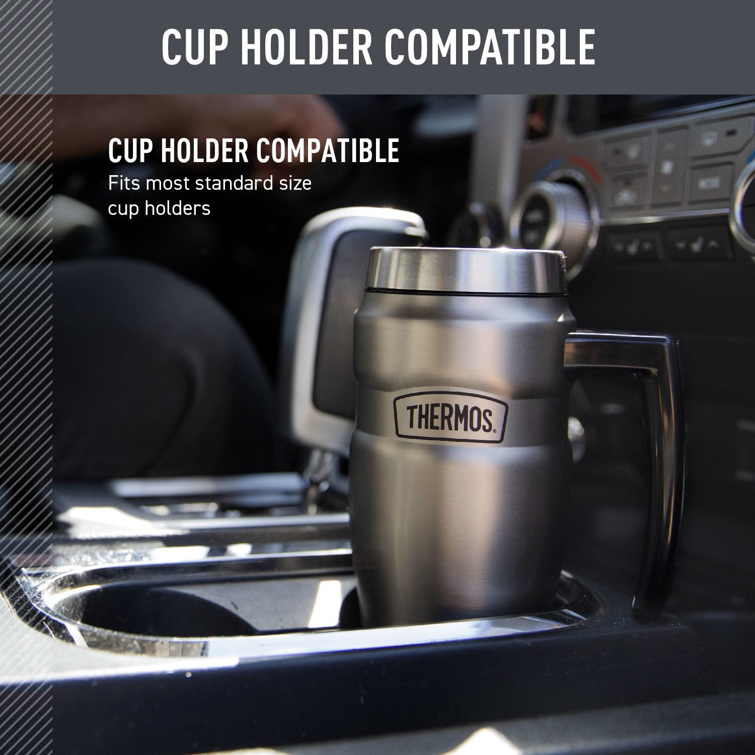 THERMOS couvercle DrinkLock fermé pour voyage sans fuite
