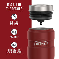 THERMOS détail du crochet à thé utile pour infuseurs et sachets avec sécurité