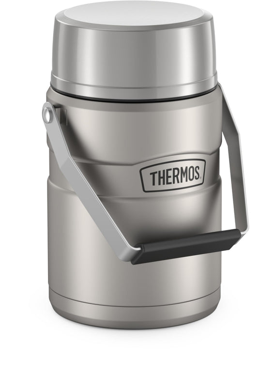 THERMOS vue avant du bocal 47oz montrant la finition matte et la capacité
