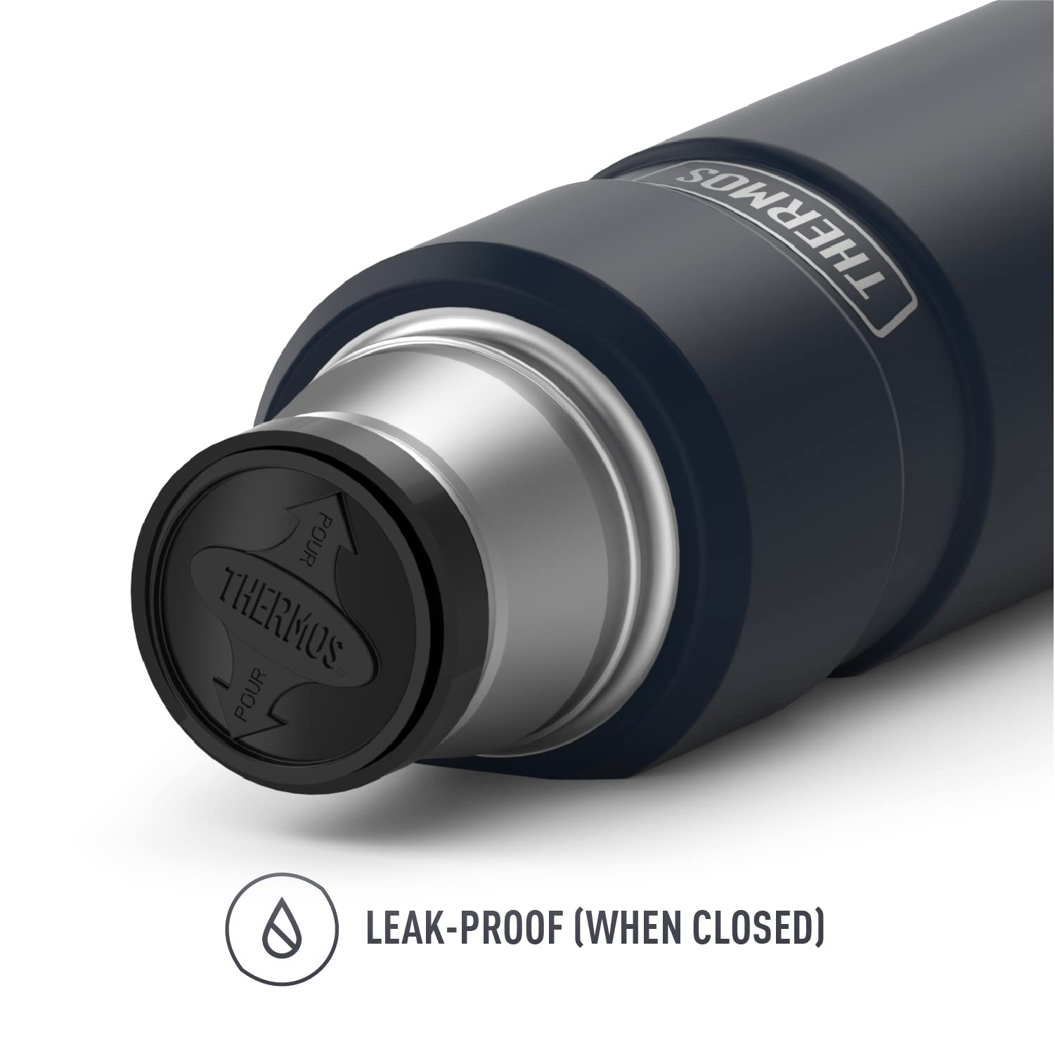 THERMOS gobelet intégré déployé, permet servir et partager