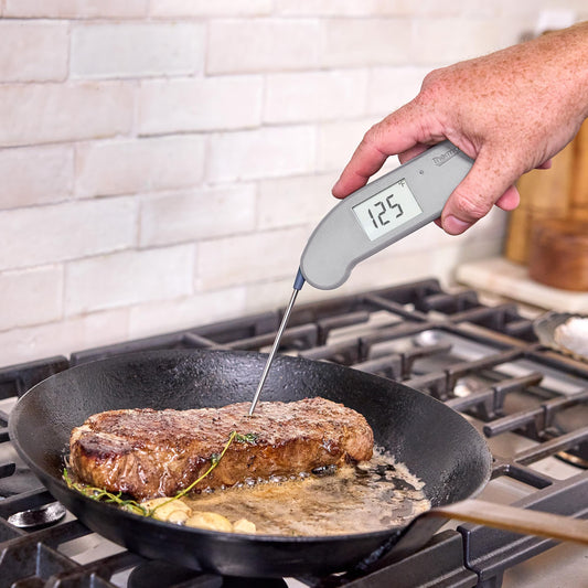 ThermoWorks Thermapen ONE sonde en acier inoxydable détail montrant robustesse et hygiène