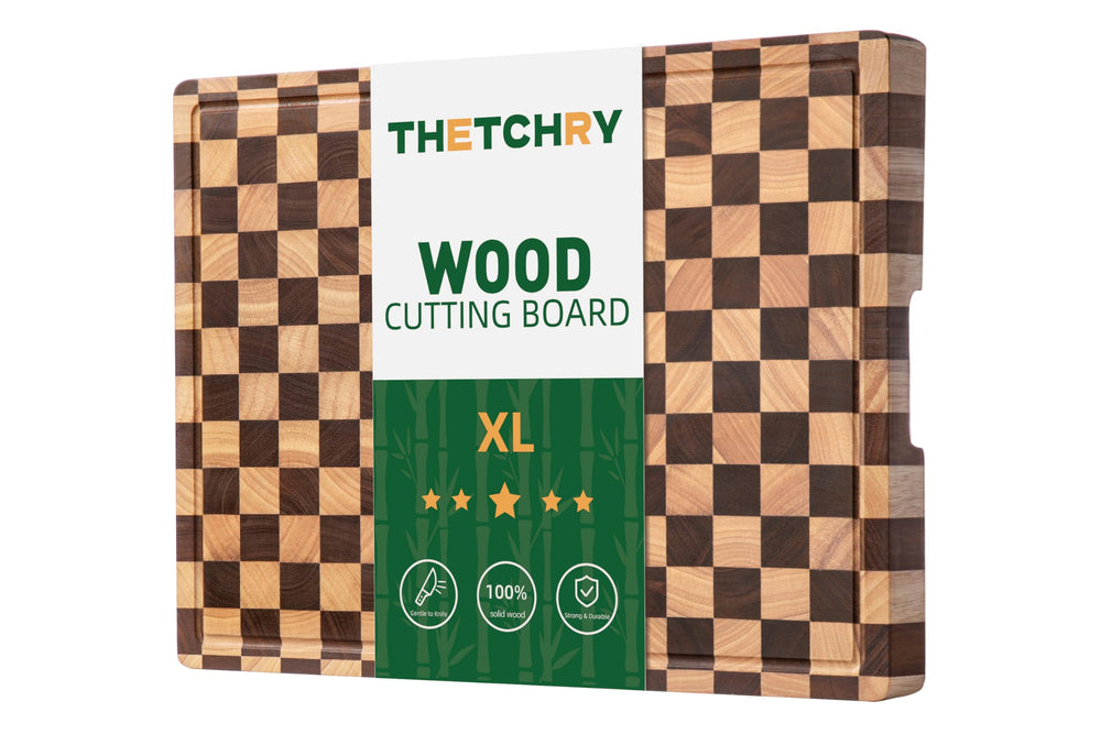 THETCHRY planche face avant damier, design attrayant et surface résistante