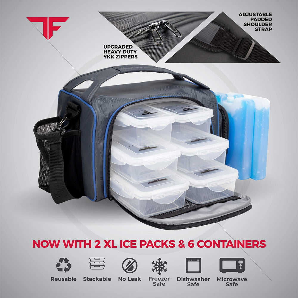 ThinkFit deux packs de glace XL gardant aliments froids