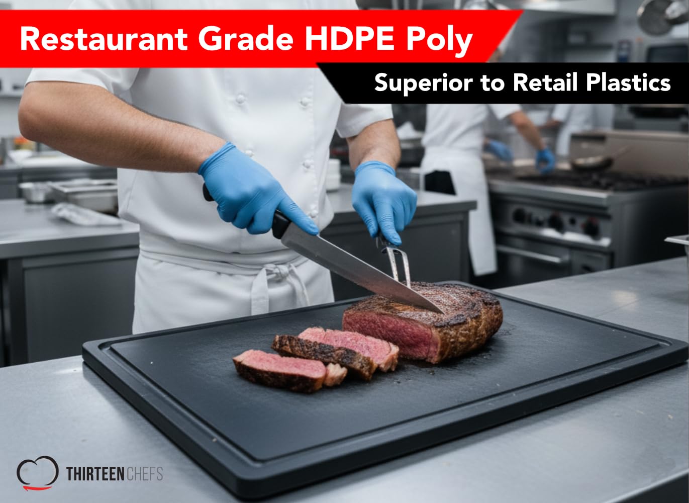 Thirteen Chefs surface nettoyée hygiénique nettoyage facile