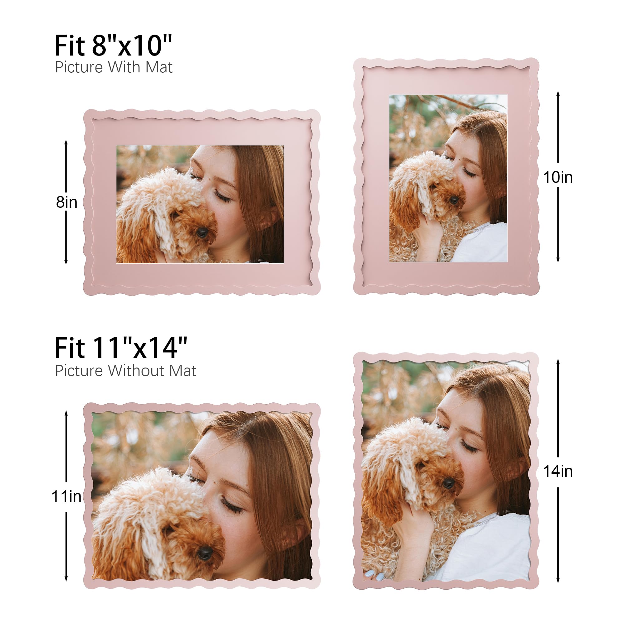THKRLOF passe‑partout 8x10 intégré montrant centrage net et mise en valeur