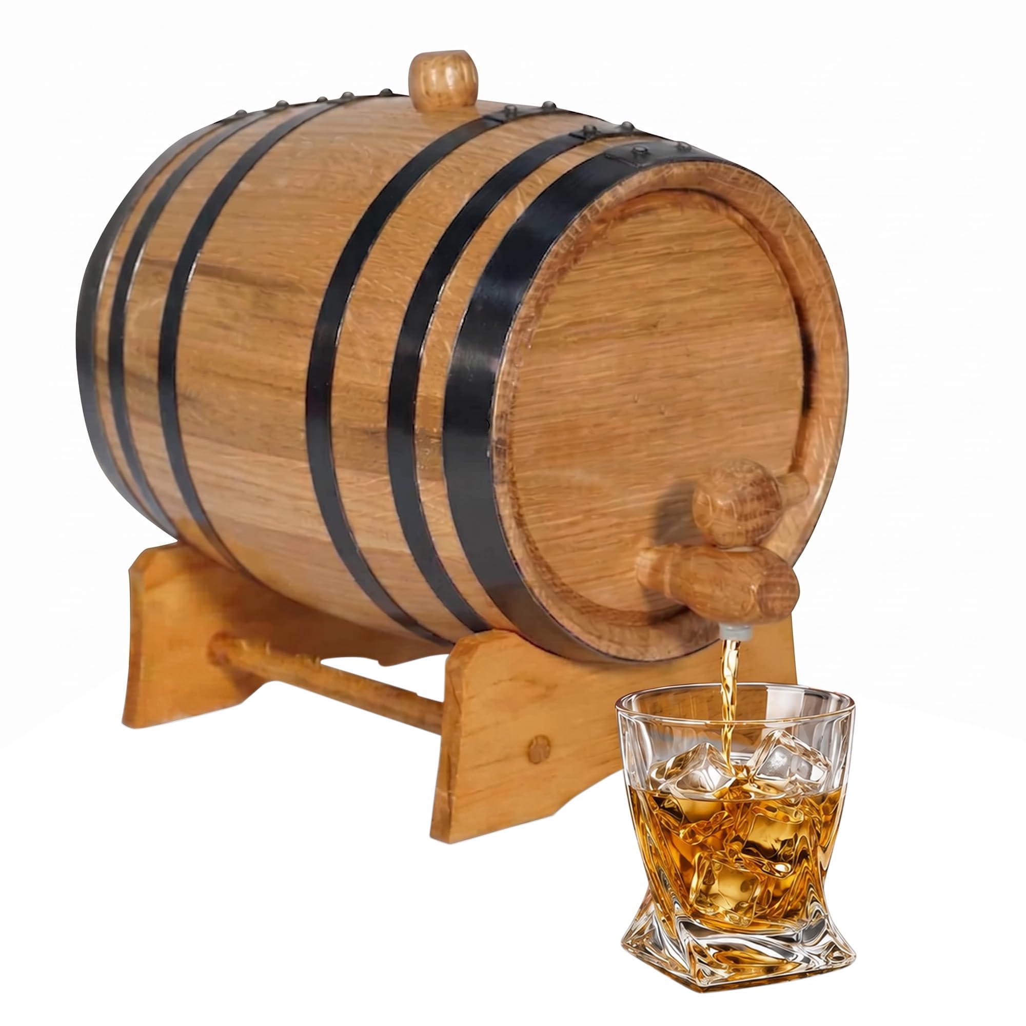 THOUSAND OAKS BARREL fût 2 L devant, design élégant et utilité décorative