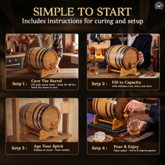 THOUSAND OAKS BARREL kit complet, accessoires inclus pour démarrer le vieillissement