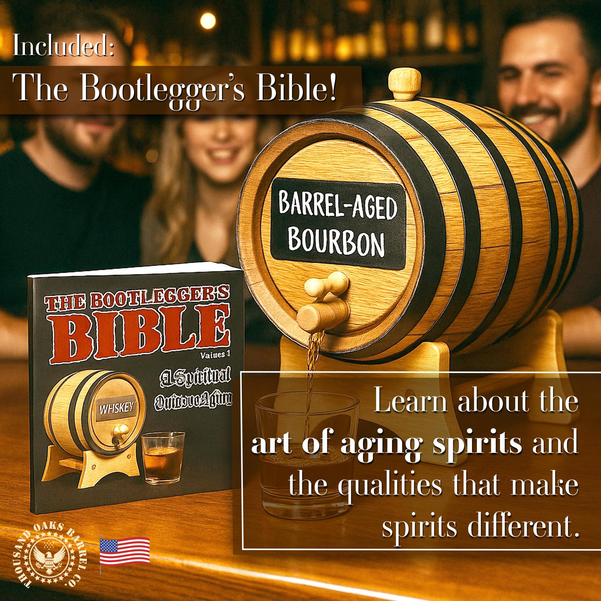 Thousand Oaks Barrel panneau ardoise écrit à la craie pour personnaliser