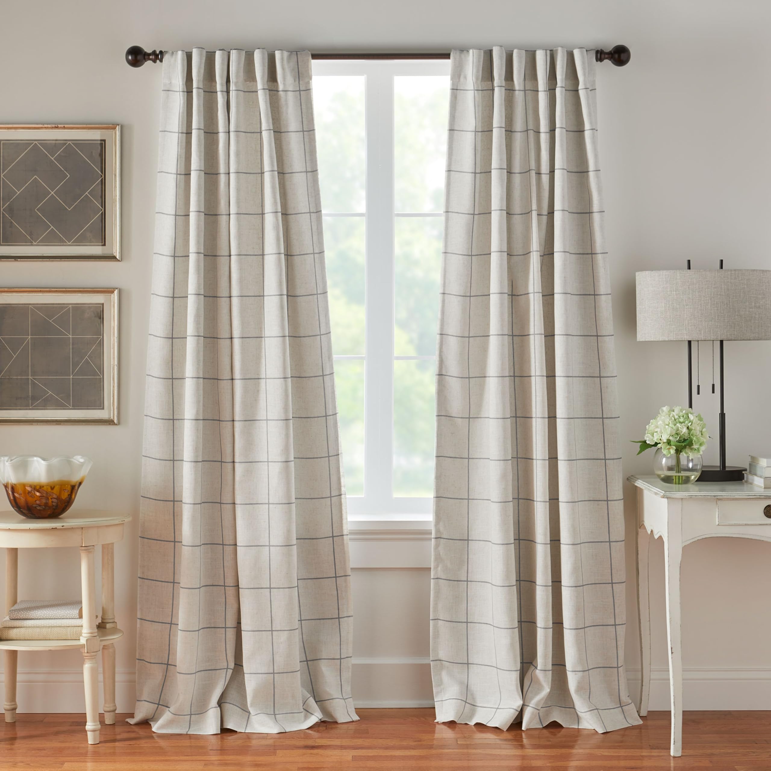 Threadmade Brighton panneau gris vue avant bénéfice occultant