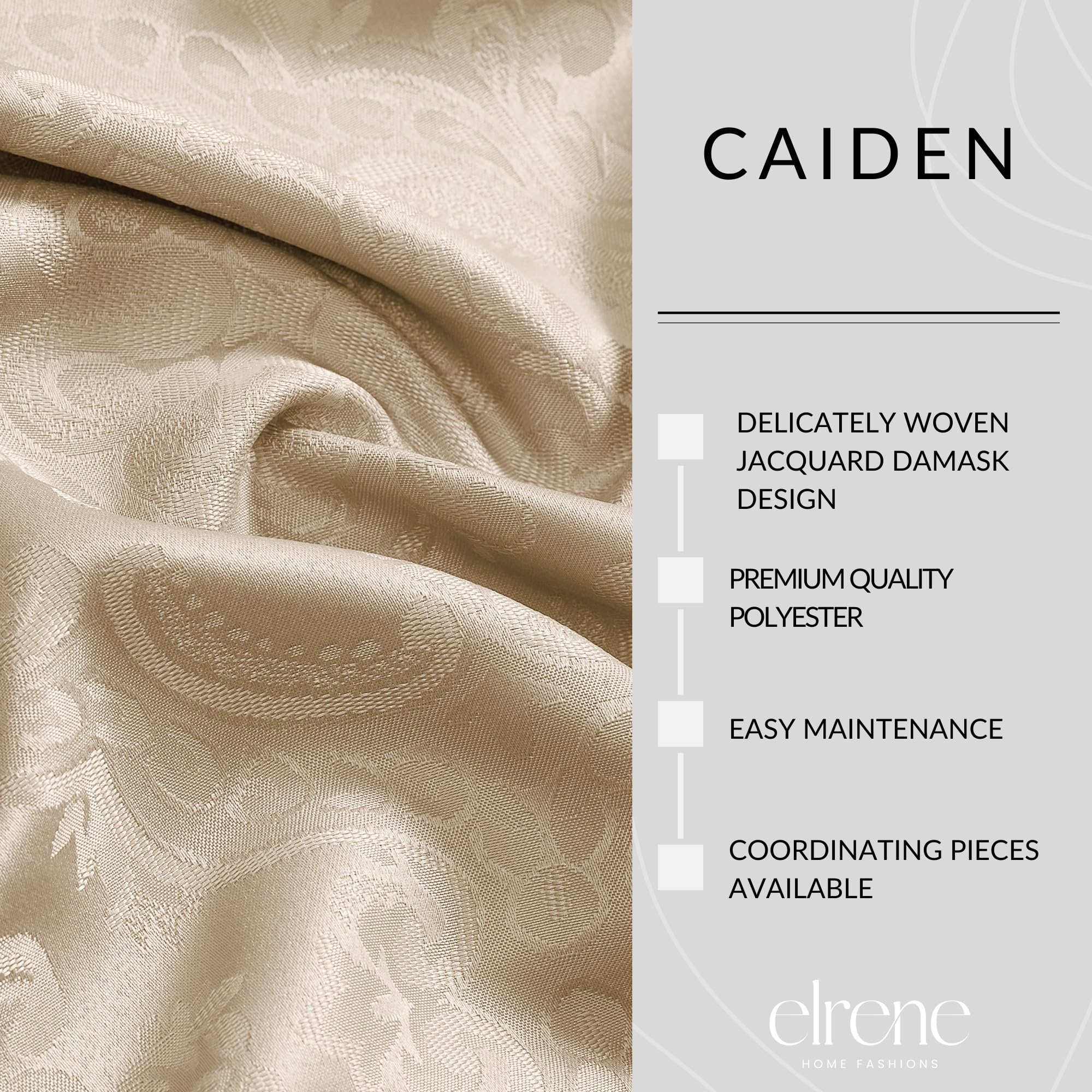 Threadmade Caiden détail ourlet bord renforcé pour meilleure tenue et longévité
