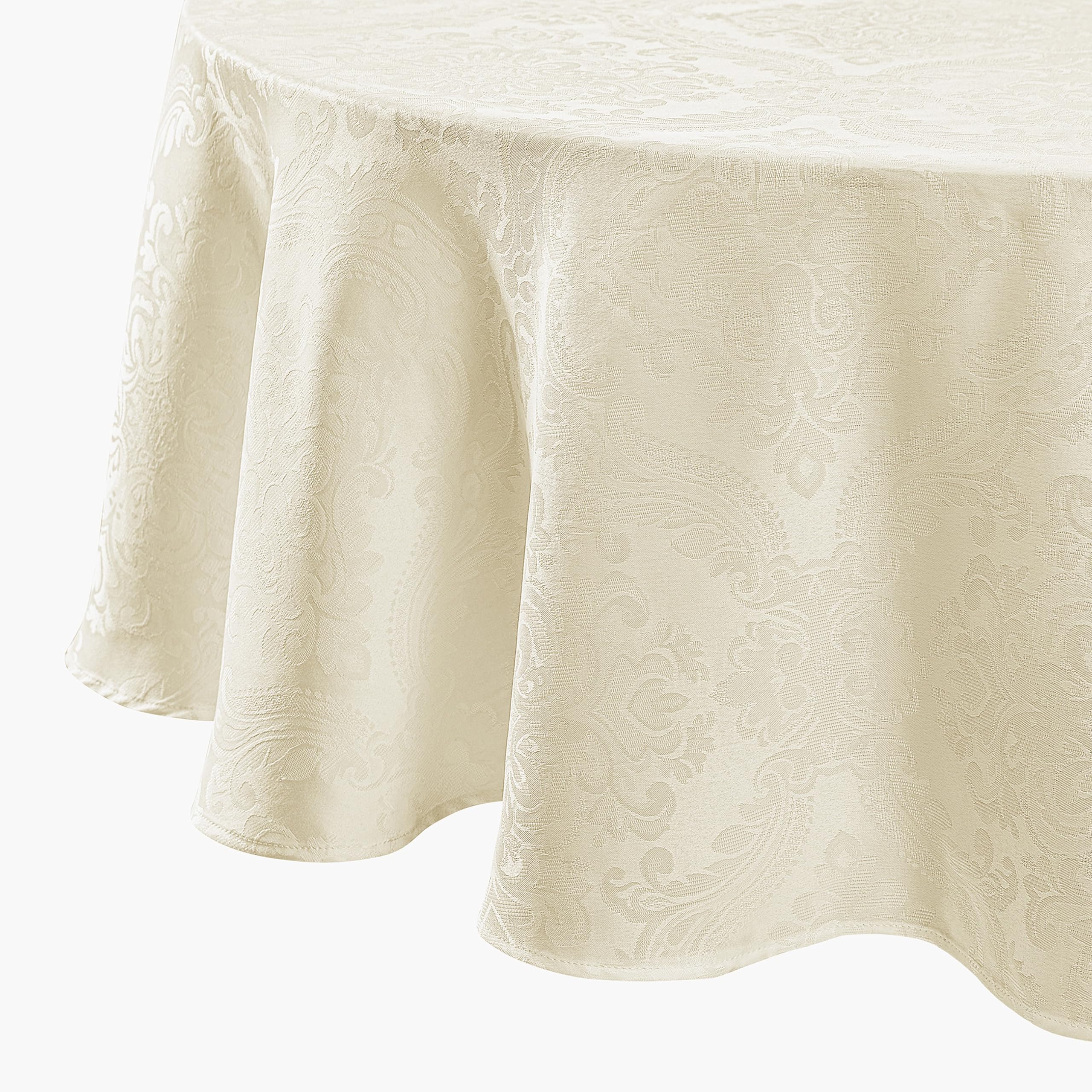 Threadmade Caiden nappe ivoire vue d'ensemble élégance et couverture complète