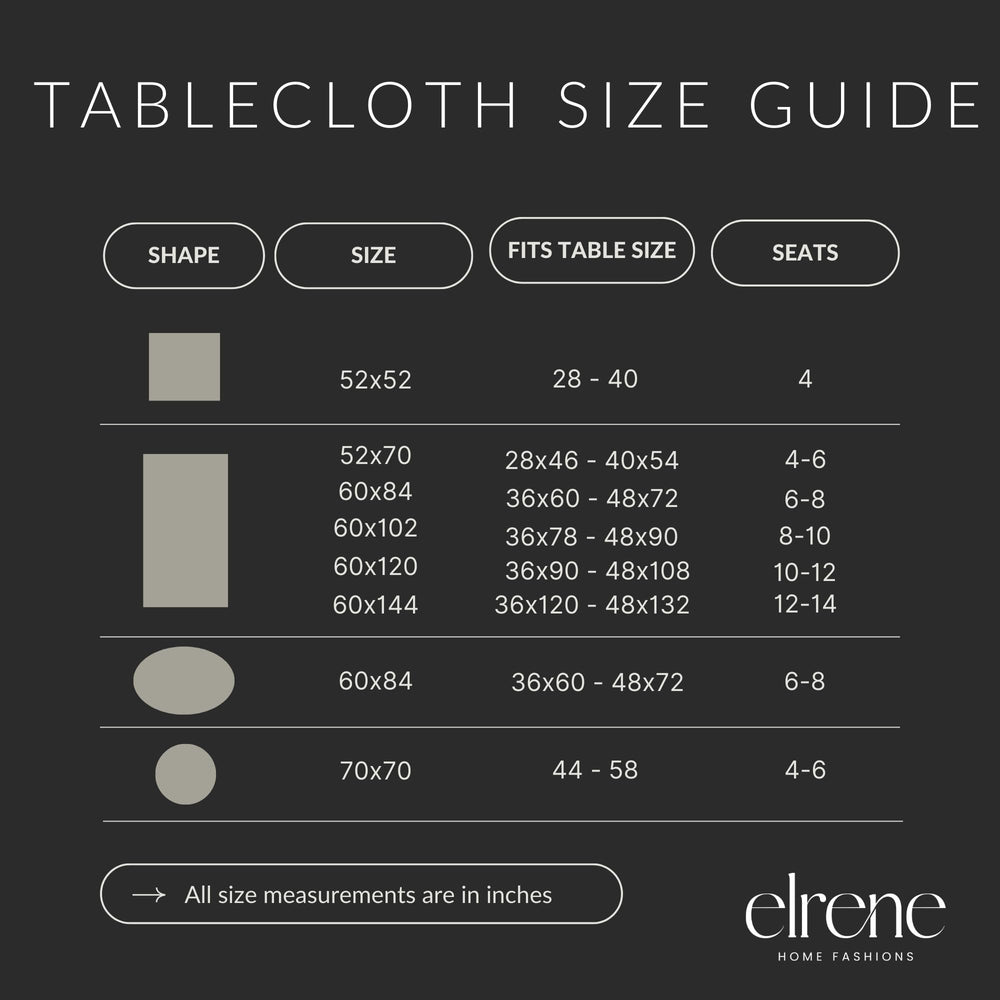 Threadmade Caiden comparaison taille avec couverts, montre dimensions 60"x102"