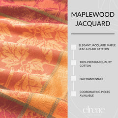 Threadmade nappe sur table dressée illustrant ambiance chaleureuse et coordonnée
