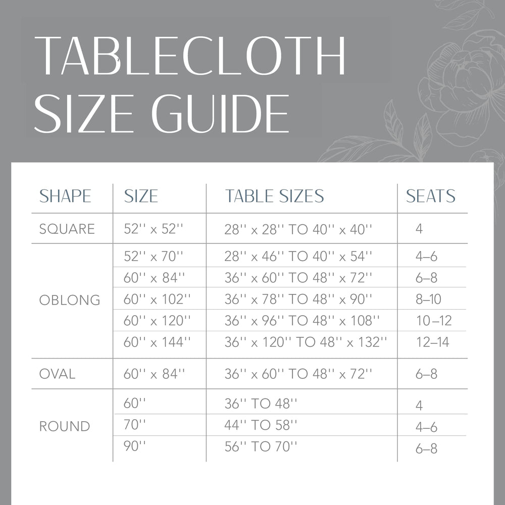 Threadmade nappe pliée prête au rangement économique et peu froissée