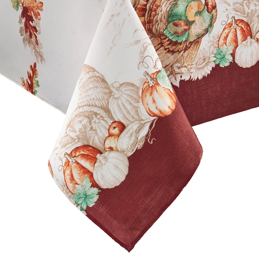 Threadmade nappe rectangulaire posée, rend la table festive