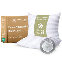 Threadmill oreiller face avant avec emballage prêt à l'utilisation pour confort immédiat
