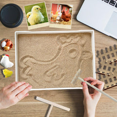 Threeheng jardin zen sur bureau illustrant pause créative et détente