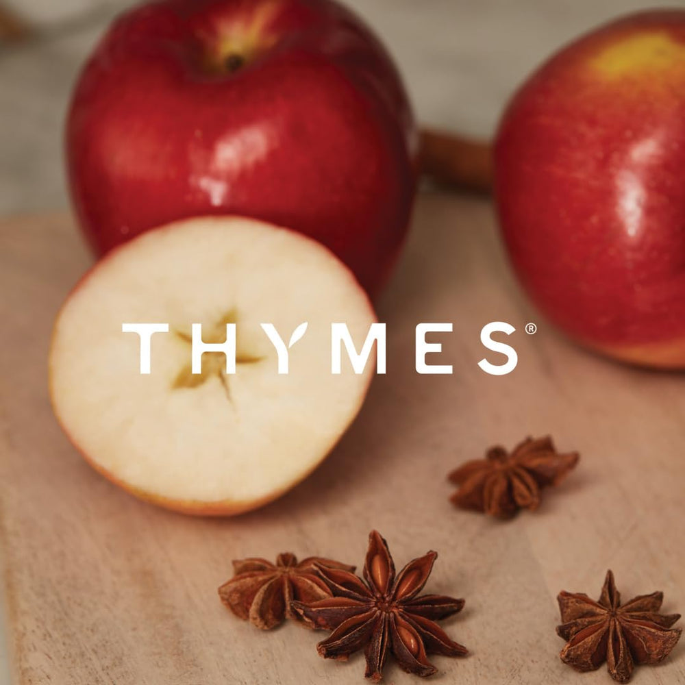 Thymes bougie emballée pour offrir comme cadeau automnal élégant