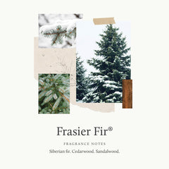 Thymes Frasier Fir sur table décor donnant une ambiance chaleureuse