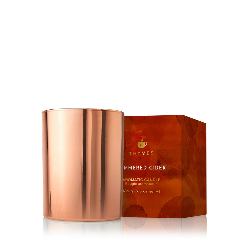 Thymes bougie rose gold face avant bénéfice décoratif chaleureux