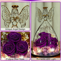 Tiaronics détail du verre transparent, aspect poli pour mise en valeur florale