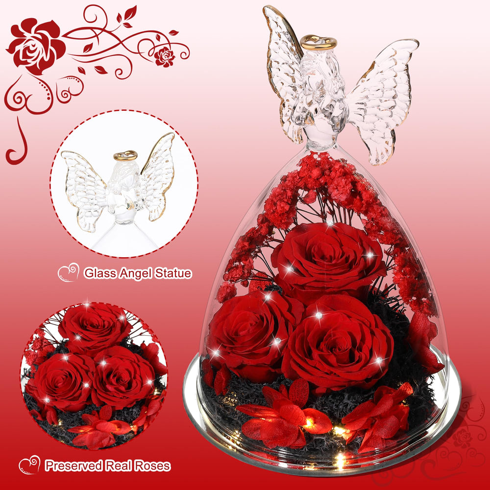 Tiaronics gros plan sur roses préservées montrant texture et couleur durable