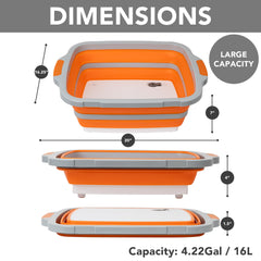 Tiawudi bassine avec couvercle verrouillable sécurisant marinades et transport