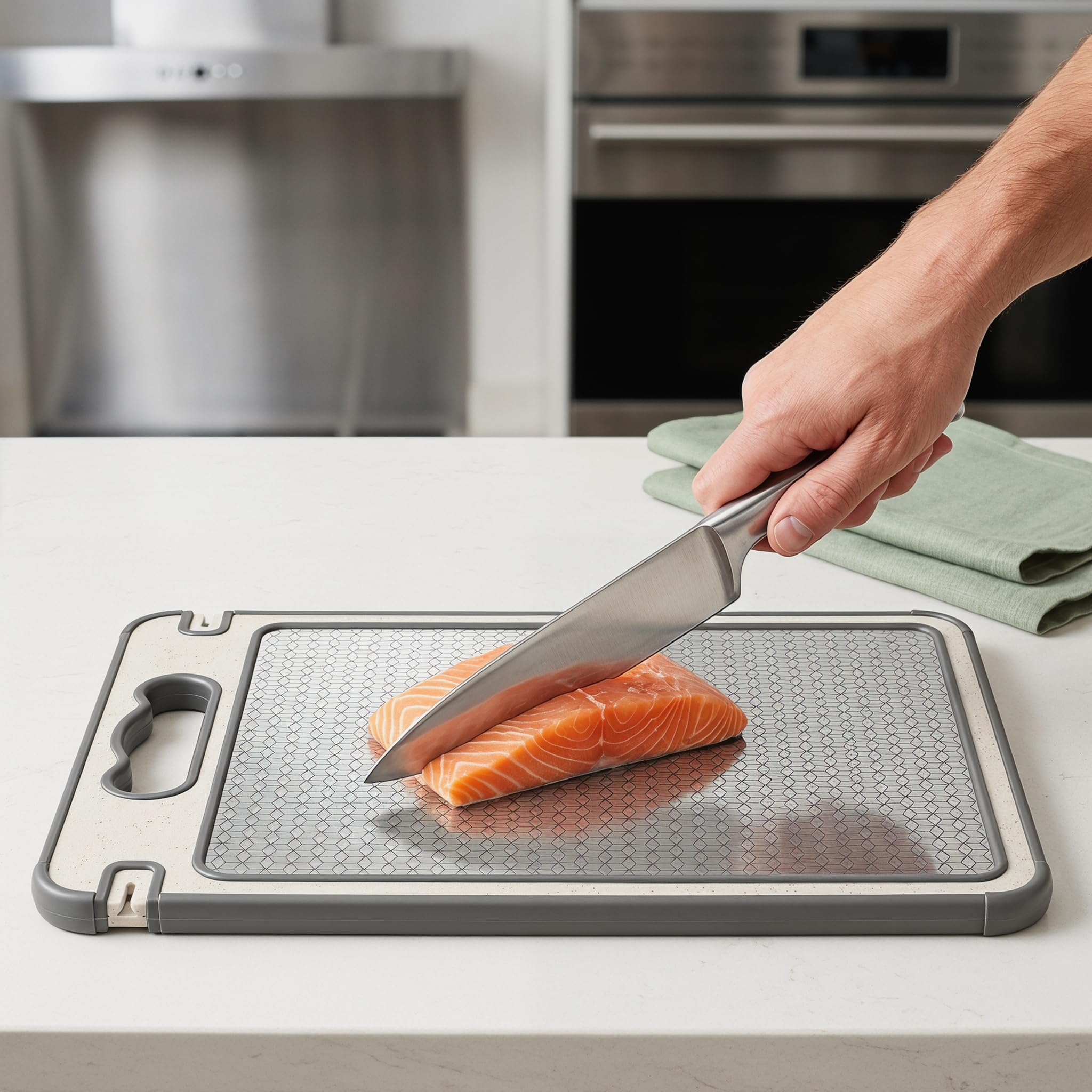 Tibo Cutting Board planche réversible utilisée pour viande et légumes pour éviter contamination