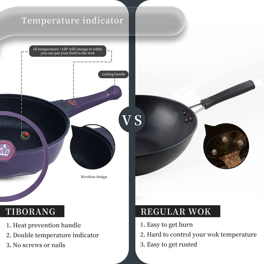 TIBORANG taille comparée à une assiette, capacité idéale pour famille