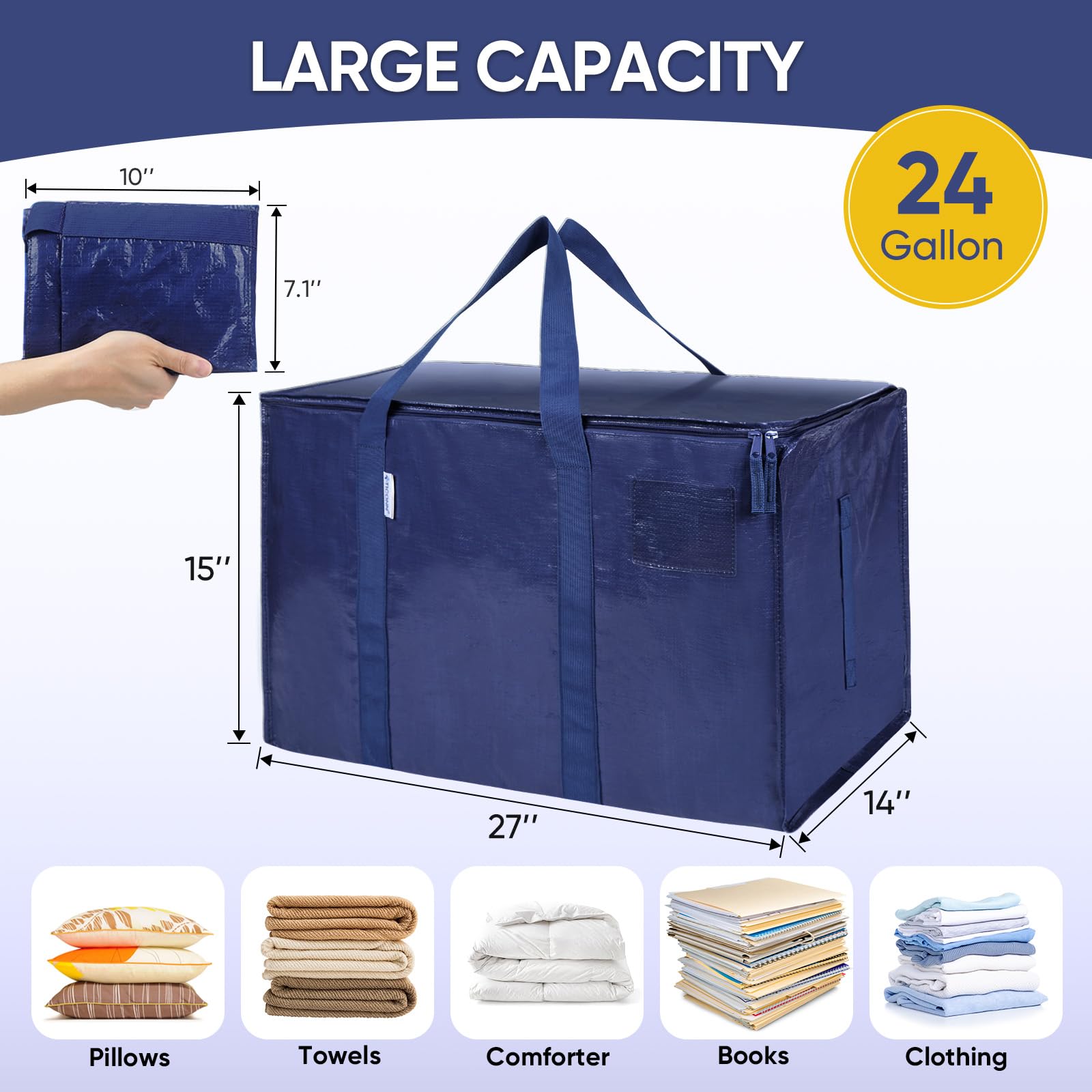 TICONN sac en usage déménagement illustrant portage stable et pratique