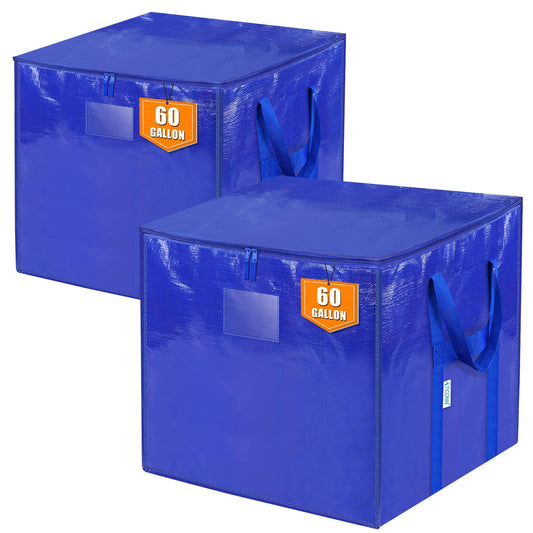 TICONN sac face avant 60 gallons montrant capacité et volume utile