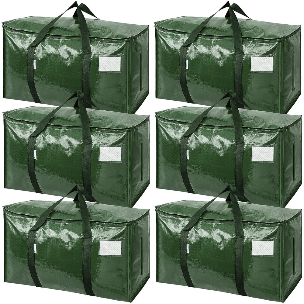 TICONN pack avant olive montrant six sacs robustes et empilables pour gain de place