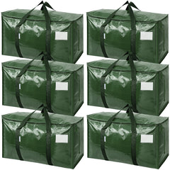 TICONN pack avant olive montrant six sacs robustes et empilables pour gain de place