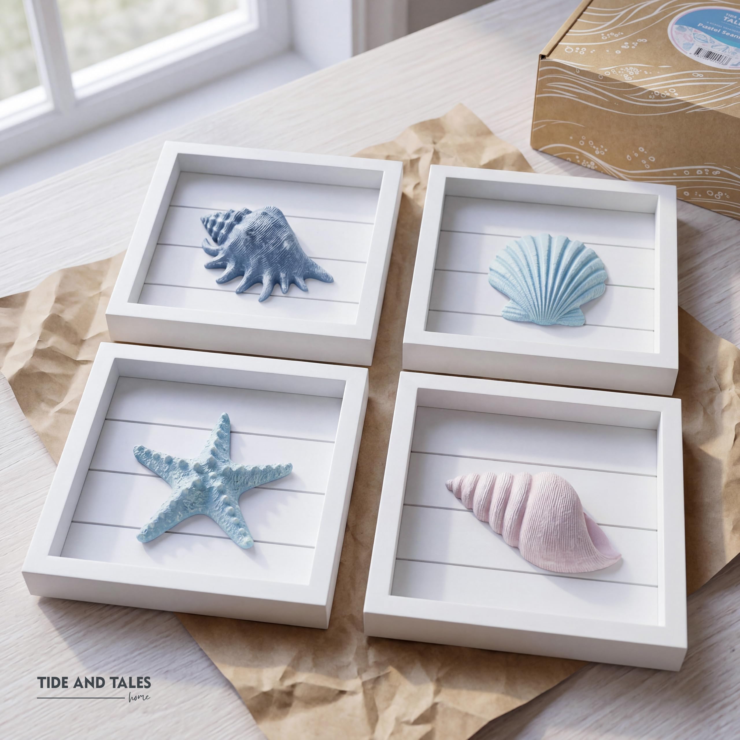Tide and Tales emballage cadeau élégant prêt à offrir pour amateurs de mer