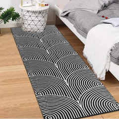 Tiffasea tapis à côté d'une règle pour comparaison de taille 2'x6' pratique