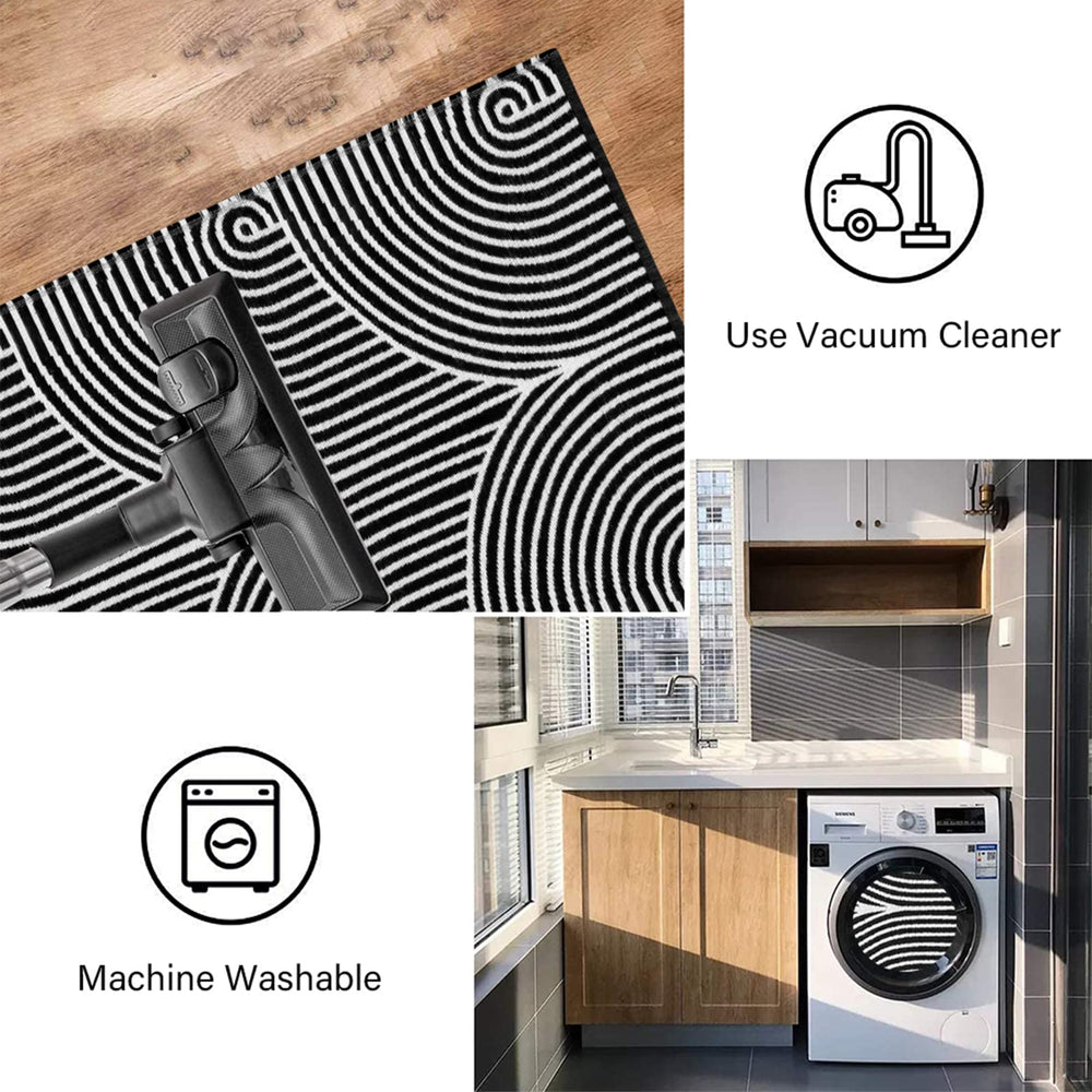 Tiffasea tapis posé dans un couloir illustrant utilisation et gain d'espace