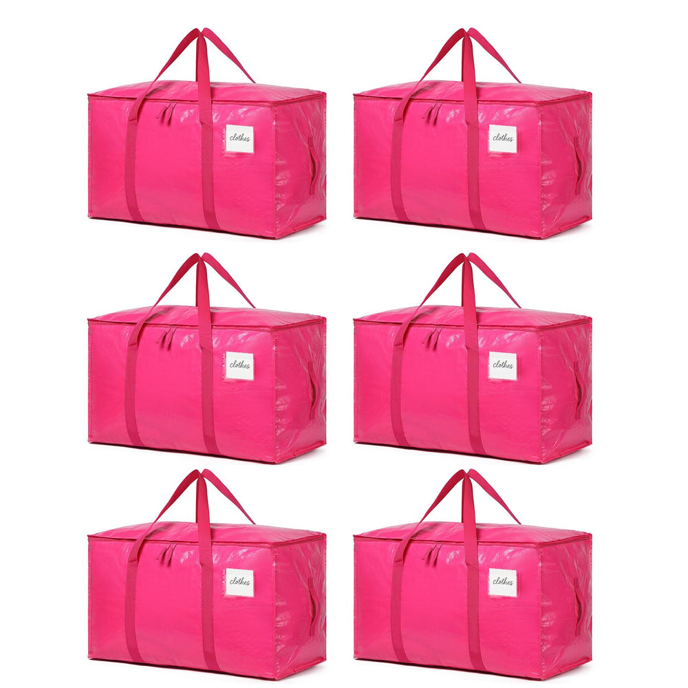 TIIOCTI sac de déménagement face avant coloris Hot Pink, visibilité et capacité