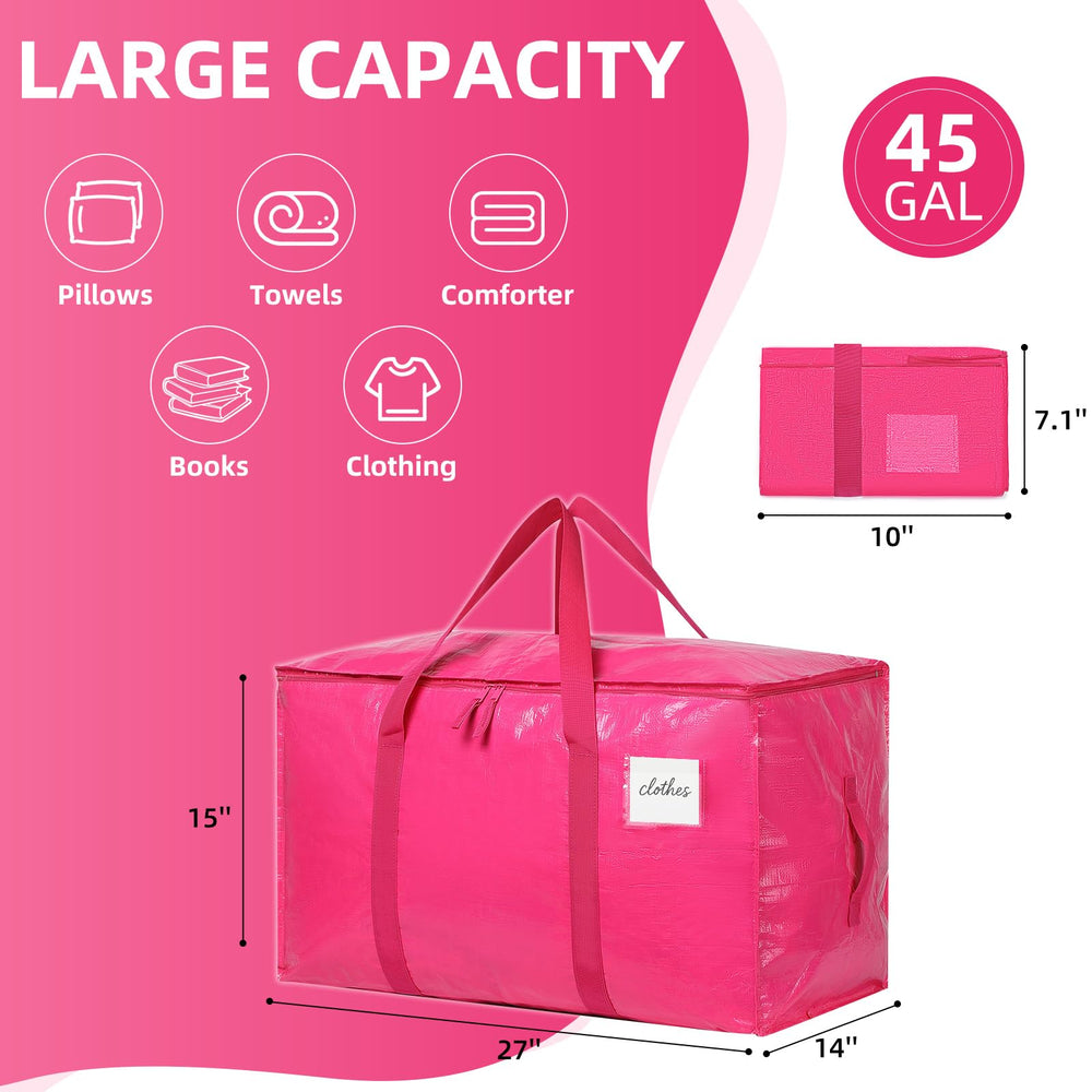 TIIOCTI sacs pliés à plat pour rangement compact et gain d'espace