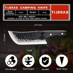 TIJERAS ensemble des trois couteaux dans coffret prêt à offrir