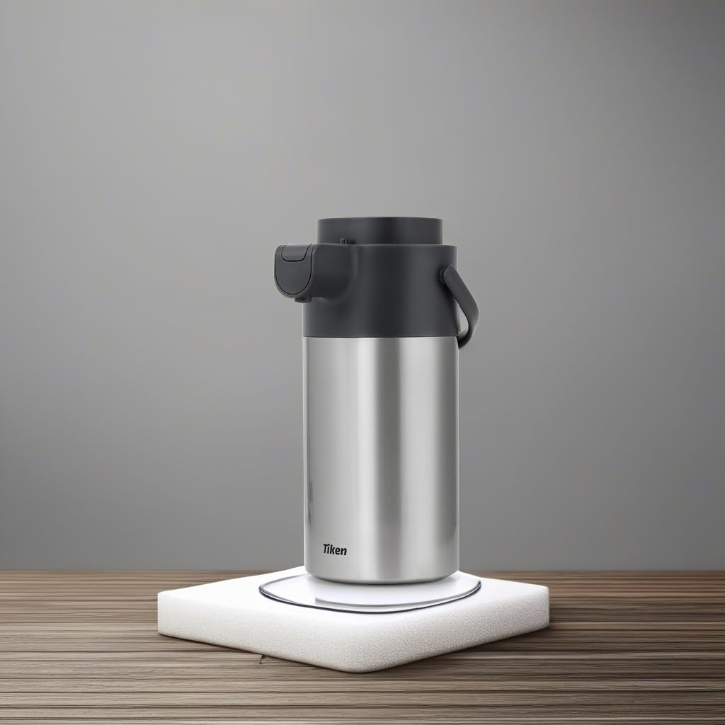 Tiken airpot comparé à tasse démontrant capacité 4 L pratique pour groupes