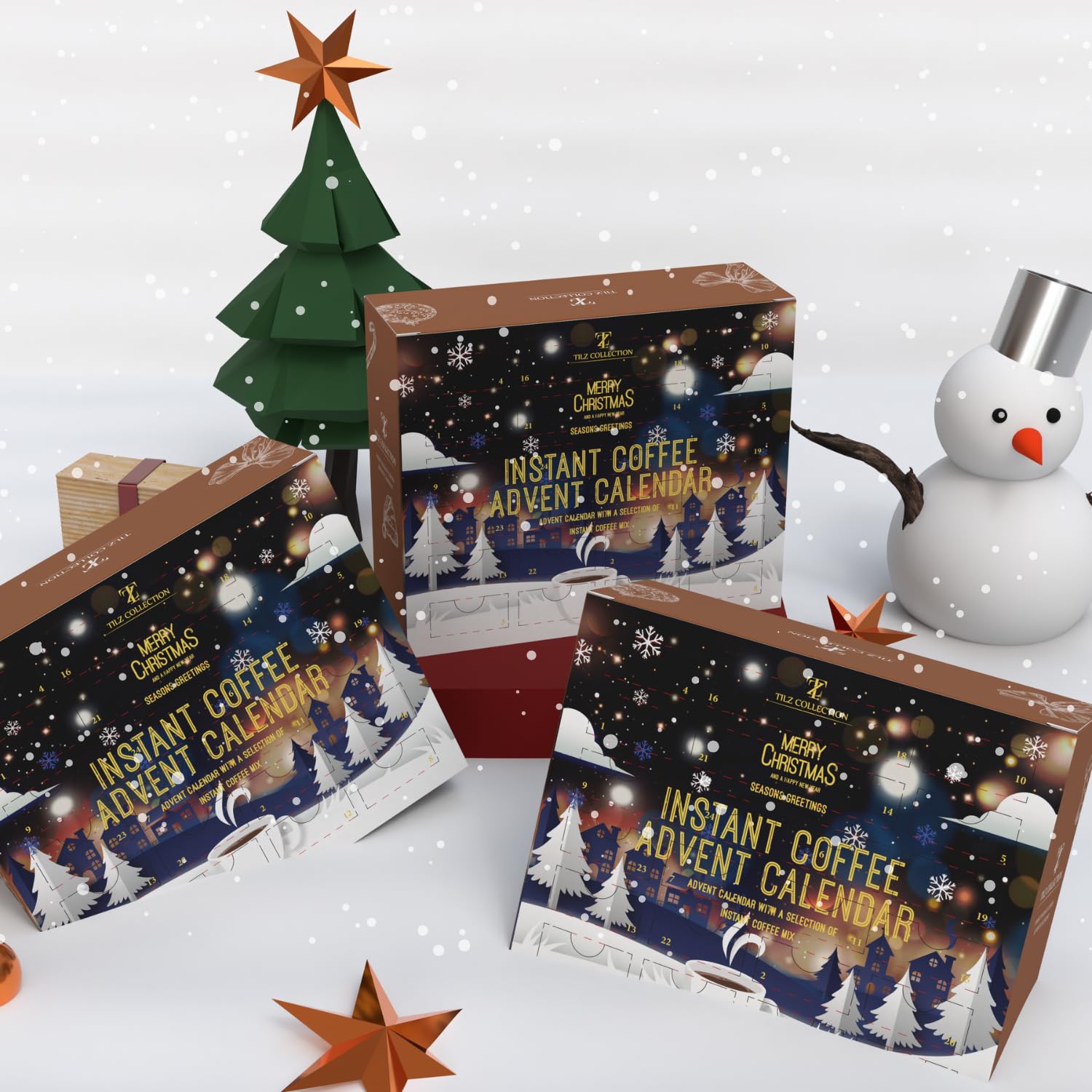 Tilz scène matinale de Noël dégustation pour partager une pause chaleureuse