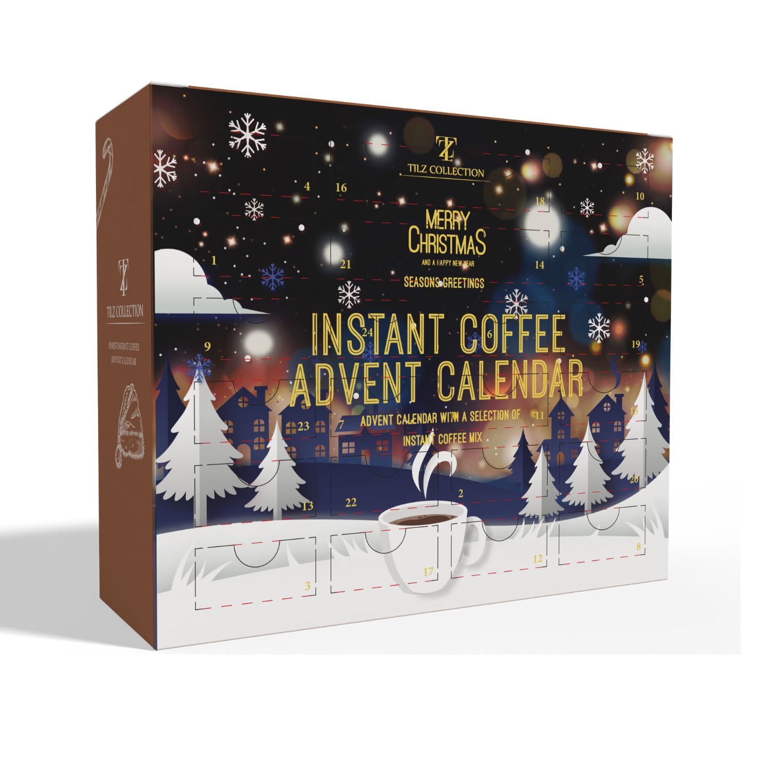 Tilz calendrier de l'avent café vue d'ensemble utile pour cadeau festif