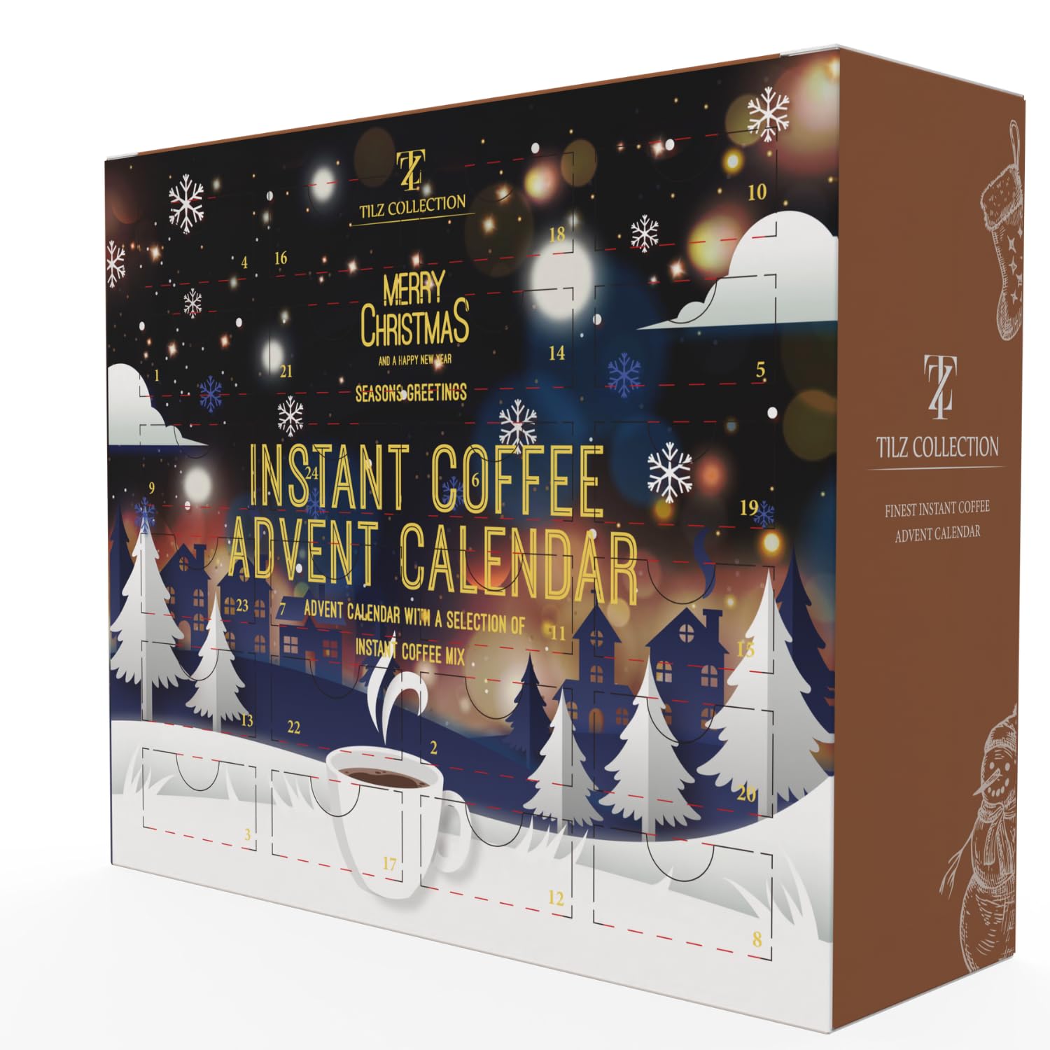 Tilz sachet instantané en main prêt à être préparé pour un café rapide