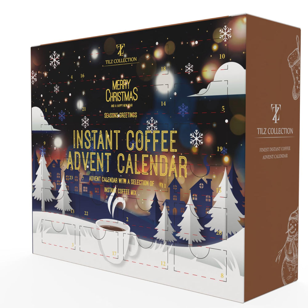Tilz sachet instantané en main prêt à être préparé pour un café rapide