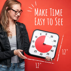TIME TIMER carte effaçable incluse pour noter tâches visibles