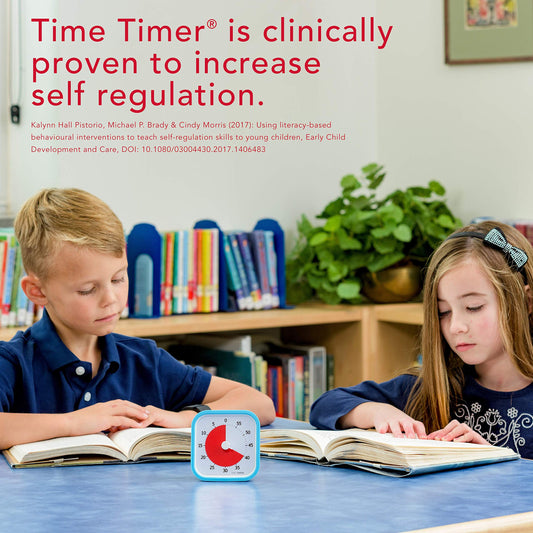 TIME TIMER coque silicone bleu ciel amovible protégeant l'appareil et personnalisation