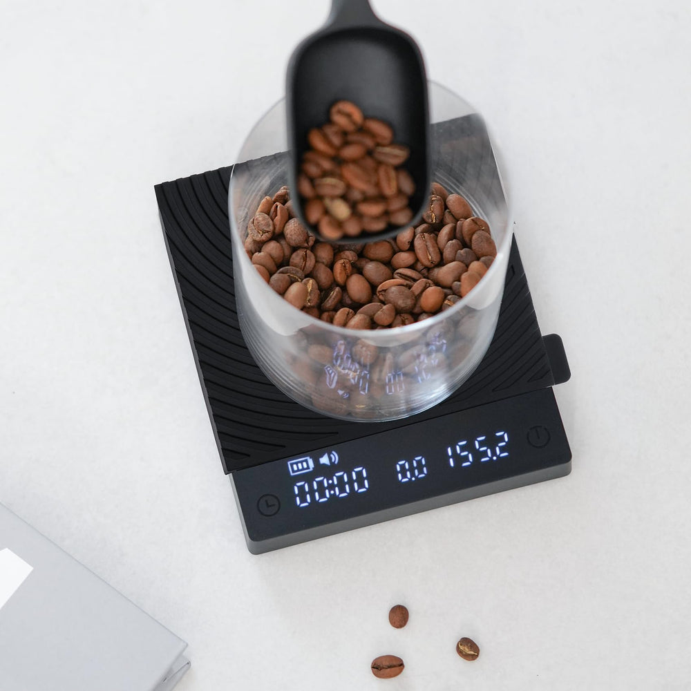 Détail matière acrylique TIMEMORE sur la surface, montre la finition durable et lisse
