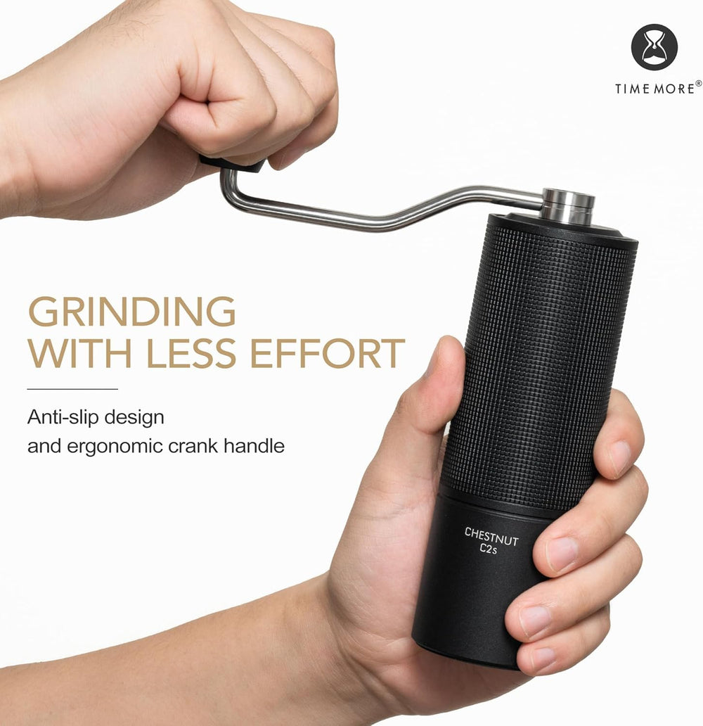 TIMEMORE Chestnut C2S placé à côté d'une tasse pour montrer échelle portable
